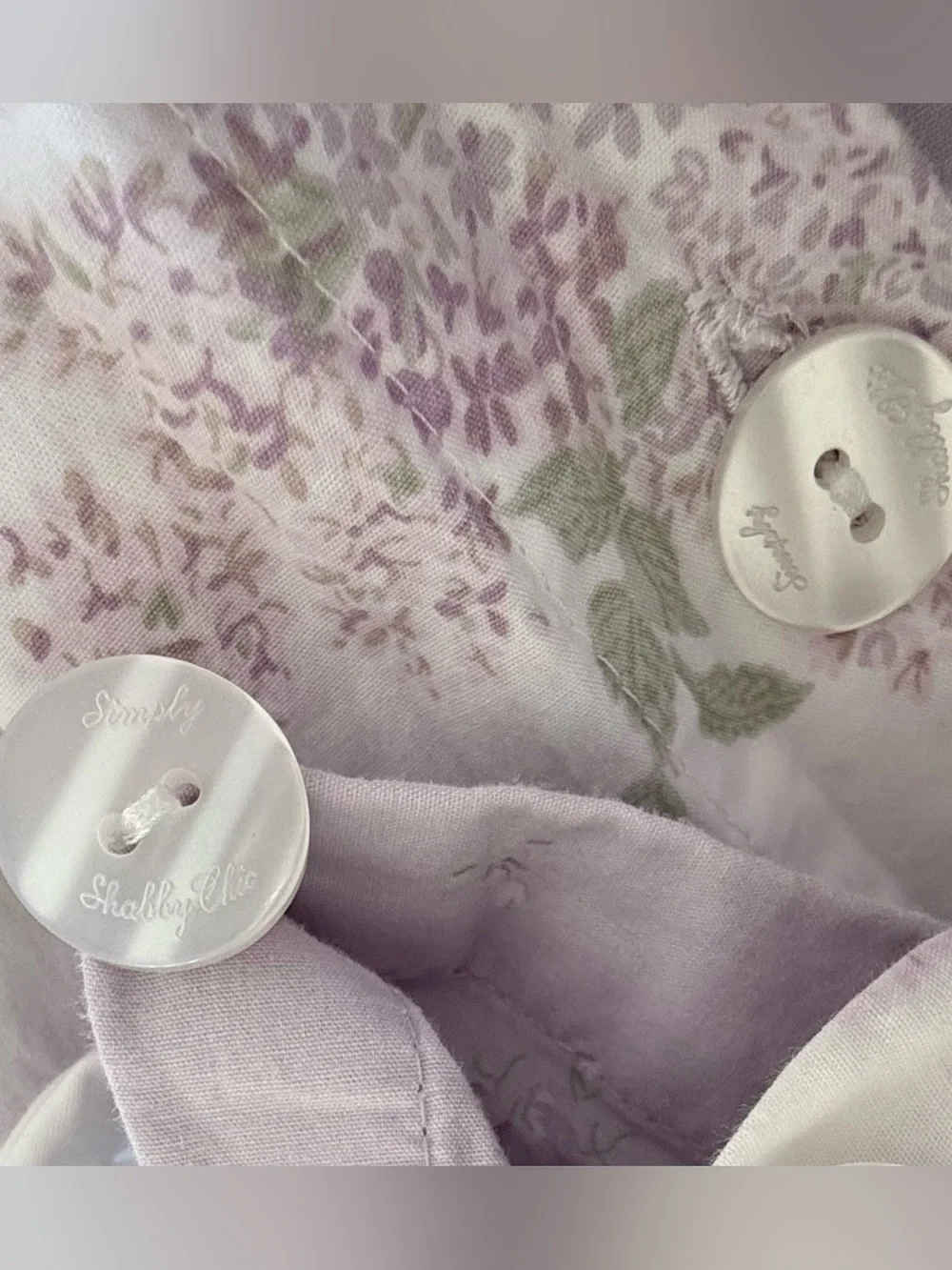 Simply Shabby Chic lilac lavender floral ruffled bedding set Duvet Pillow Shams